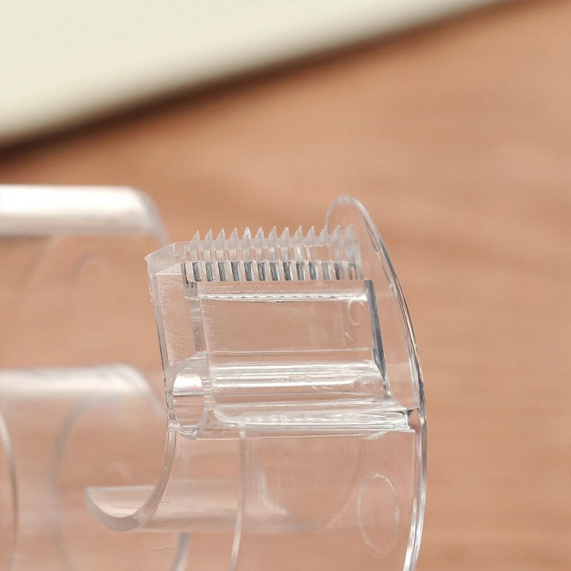 1,5cm Tape Cutter Dispenser Special Tapes Seat Απλό διαφανές κόφτη Χρήσιμο Βολικό Βολικό Γραφείο Σχολική προμήθεια