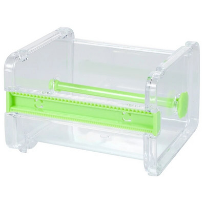 Creative Tape Cutter Dispenser Tape Tool Organizer Διαφανής θήκη ταινίας γραφείου Γραφείο χαρτικής ταινίας Storage Tape Dispenser