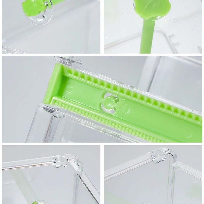 Creative Tape Cutter Dispenser Tape Tool Organizer Διαφανής θήκη ταινίας γραφείου Γραφείο χαρτικής ταινίας Storage Tape Dispenser