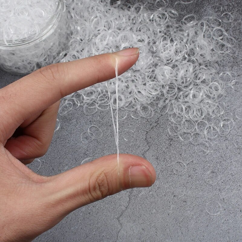 2000 tk/komplekti läbimõõt 13 mm tüdrukud armsad läbipaistvad juuksepaelad lastele hobusesaba hoidja juuksesõrmus kummipaelad juukseaksessuaarid