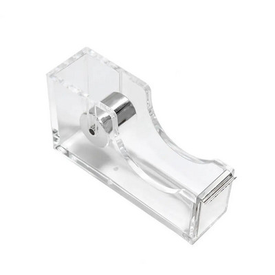 Dozator de bandă Durabil pentru ambalaj cadouri Cutter de bandă Suport versatil de bandă acrilic pentru acasă, birou, școală