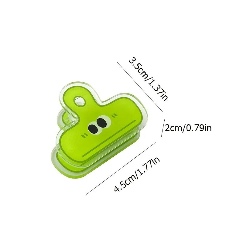 MOHAMM 4gab. Pack Multicolor Cute Sejas Akrila Sasaistes Saspraudes Plānotājs Skavas Papīra Skava Biroja dekoratīvie piederumi Skolas Kancelejas piederumi