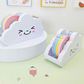 1 PC Cute Cloud Masking Tape Sticker Cutter Washi Tape Storage Organizer Κόφτης Ταινιών Γραφείου Διανομέας Αναλώσιμα γραφείου