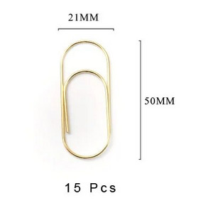 Εργοστασιακή προμήθεια TUTU 25pcs/15pcs 50x20mm μεγάλου μεγέθους συνδετήρες 5 χρωμάτων διαθέσιμοι μεγάλοι φαρδιοί συνδετήρες στο Promotion H0180