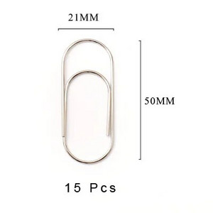 Εργοστασιακή προμήθεια TUTU 25pcs/15pcs 50x20mm μεγάλου μεγέθους συνδετήρες 5 χρωμάτων διαθέσιμοι μεγάλοι φαρδιοί συνδετήρες στο Promotion H0180