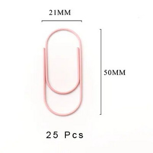 Εργοστασιακή προμήθεια TUTU 25pcs/15pcs 50x20mm μεγάλου μεγέθους συνδετήρες 5 χρωμάτων διαθέσιμοι μεγάλοι φαρδιοί συνδετήρες στο Promotion H0180