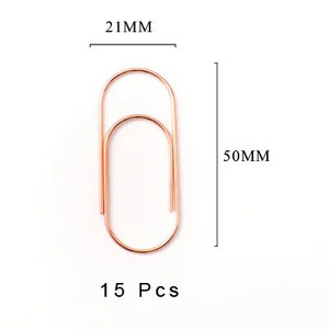 Εργοστασιακή προμήθεια TUTU 25pcs/15pcs 50x20mm μεγάλου μεγέθους συνδετήρες 5 χρωμάτων διαθέσιμοι μεγάλοι φαρδιοί συνδετήρες στο Promotion H0180