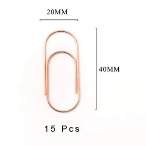 Εργοστασιακή προμήθεια TUTU 25pcs/15pcs 50x20mm μεγάλου μεγέθους συνδετήρες 5 χρωμάτων διαθέσιμοι μεγάλοι φαρδιοί συνδετήρες στο Promotion H0180