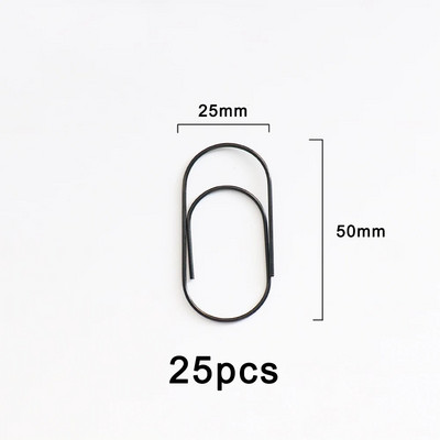 Εργοστασιακή προμήθεια TUTU 25pcs/15pcs 50x20mm μεγάλου μεγέθους συνδετήρες 5 χρωμάτων διαθέσιμοι μεγάλοι φαρδιοί συνδετήρες στο Promotion H0180