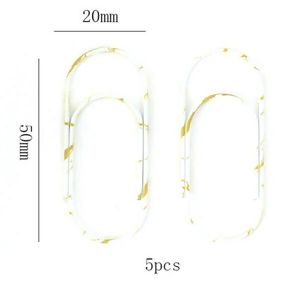 Εργοστασιακή προμήθεια TUTU 25pcs/15pcs 50x20mm μεγάλου μεγέθους συνδετήρες 5 χρωμάτων διαθέσιμοι μεγάλοι φαρδιοί συνδετήρες στο Promotion H0180