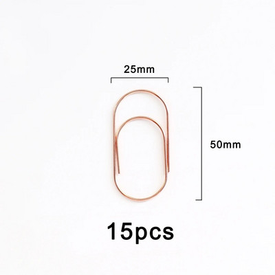 Εργοστασιακή προμήθεια TUTU 25pcs/15pcs 50x20mm μεγάλου μεγέθους συνδετήρες 5 χρωμάτων διαθέσιμοι μεγάλοι φαρδιοί συνδετήρες στο Promotion H0180