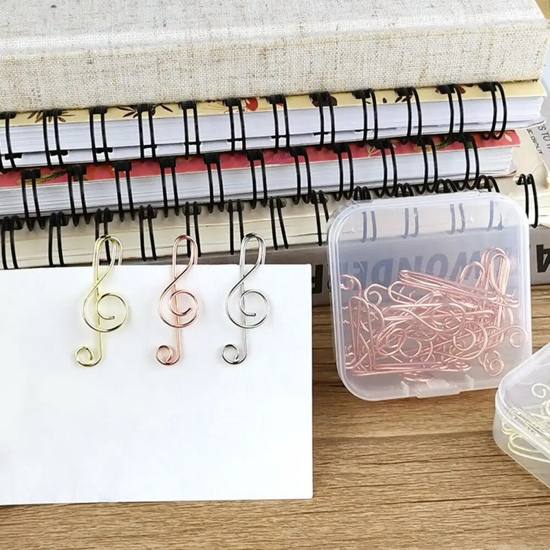 Letter Paper Clip Πιάνο Μουσική Βιβλίο Φύλλο Χαρτί Πλαστικό Μουσικό Νότα Φάκελος ελατηρίου για κιθάρα πιάνου Προμήθειες βιολιού