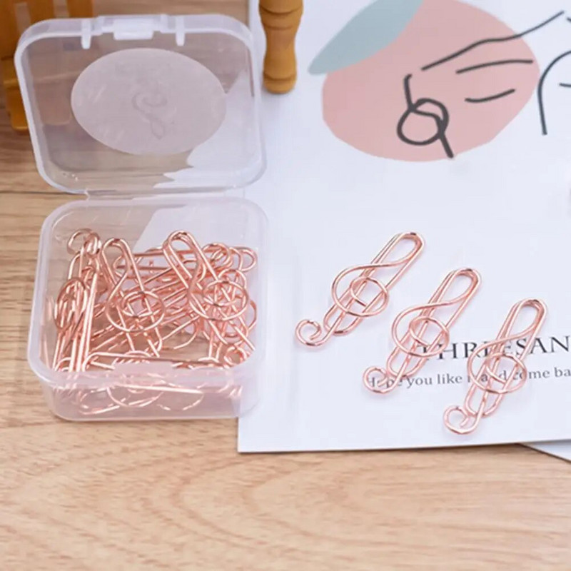 Letter Paper Clip Πιάνο Μουσική Βιβλίο Φύλλο Χαρτί Πλαστικό Μουσικό Νότα Φάκελος ελατηρίου για κιθάρα πιάνου Προμήθειες βιολιού