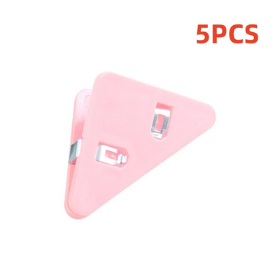 5 τεμ/Σετ Μονόχρωμα Τρίγωνα γωνιακά κλιπ Βάση σελίδας Κλιπ χαρτιού Αξεσουάρ γραφείου Φωτογραφικός σφιγκτήρας Σχολικά προμήθειες Σταθερές