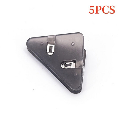 5 τεμ/Σετ Μονόχρωμα Τρίγωνα γωνιακά κλιπ Βάση σελίδας Κλιπ χαρτιού Αξεσουάρ γραφείου Φωτογραφικός σφιγκτήρας Σχολικά προμήθειες Σταθερές