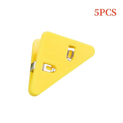 5 τεμ/Σετ Μονόχρωμα Τρίγωνα γωνιακά κλιπ Βάση σελίδας Κλιπ χαρτιού Αξεσουάρ γραφείου Φωτογραφικός σφιγκτήρας Σχολικά προμήθειες Σταθερές