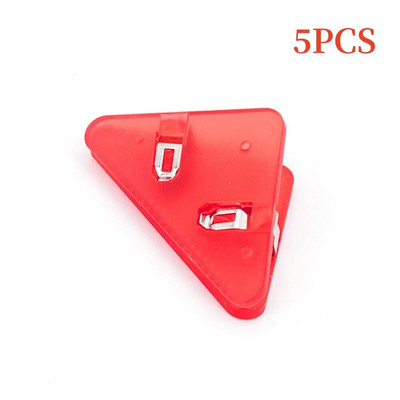 5 τεμ/Σετ Μονόχρωμα Τρίγωνα γωνιακά κλιπ Βάση σελίδας Κλιπ χαρτιού Αξεσουάρ γραφείου Φωτογραφικός σφιγκτήρας Σχολικά προμήθειες Σταθερές