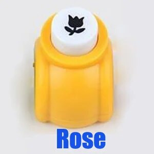 Mini Scrapbook Punches Rankų darbo pjaustytuvai Kortelių Craft Calico Spausdinimas „Pasidaryk pats“ su gėlių popieriumi, rankdarbių perforavimo skylių perforatoriaus forma