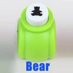 Mini Scrapbook Punches Rankų darbo pjaustytuvai Kortelių Craft Calico Spausdinimas „Pasidaryk pats“ su gėlių popieriumi, rankdarbių perforavimo skylių perforatoriaus forma