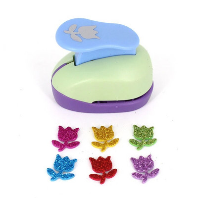 Δωρεάν αποστολή Flower Furador Diy Paper Cut Eva Foam Maker puncher Scrapbooking εξοικονόμηση εργασίας για παιδική τρύπα DIY χειροποίητο