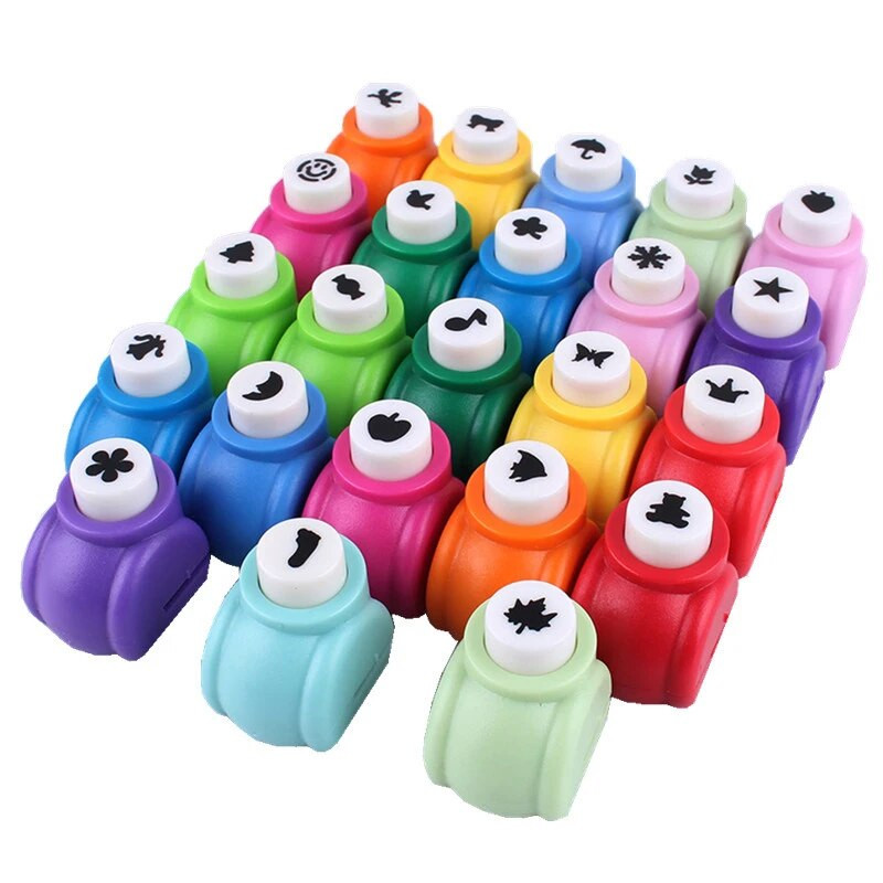 1 τεμ Mini διάτρητες λεύκωμα χειροποίητες κοπτικές κάρτες Craft Calico Εκτύπωση DIY Χαρτί λουλουδιών Σχήμα διάτρησης τρυπών χειροτεχνίας