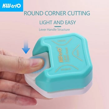 3 σε 1 γωνιακά στρογγυλά περιθώρια για scrapbooking diy Mini Corner Cutter R4/R7/R10mm Circle Trimmer Punch Supplies Office