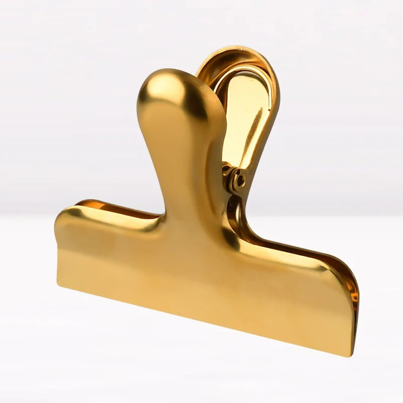 Pretty Binder Spring Clips Πολυτελές ροζ χρυσό μεταλλικό κλιπ Paper Organizer Φοιτητής Δάσκαλος Γραφική ύλη Σχολική προμήθειες γραφείου