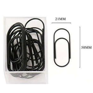 TUTU 20gab/kaste 50x20mm liela izmēra saistvielas saspraudes dekoratīvās 8 krāsu platās saspraudes Kawaii foto klips biroja klips H0276