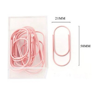 TUTU 20gab/kaste 50x20mm liela izmēra saistvielas saspraudes dekoratīvās 8 krāsu platās saspraudes Kawaii foto klips biroja klips H0276