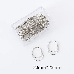 TUTU 20gab/kaste 50x20mm liela izmēra saistvielas saspraudes dekoratīvās 8 krāsu platās saspraudes Kawaii foto klips biroja klips H0276