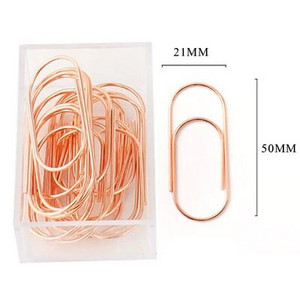 TUTU 20gab/kaste 50x20mm liela izmēra saistvielas saspraudes dekoratīvās 8 krāsu platās saspraudes Kawaii foto klips biroja klips H0276