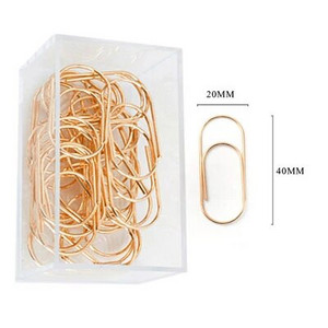 TUTU 20gab/kaste 50x20mm liela izmēra saistvielas saspraudes dekoratīvās 8 krāsu platās saspraudes Kawaii foto klips biroja klips H0276