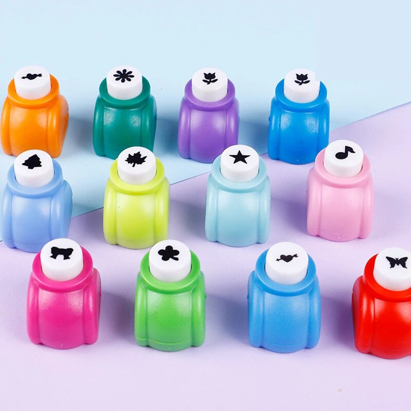 1 gab. Jauns mini papīra perforators, kas paredzēts Scrapbooking perforatoram, DIY dekorēšanai bērniem ar rokām darināta kartīte, amatniecības perforators caurumu griešanas rīks