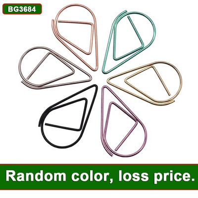 50 gab. Metāls Materiāls Piliena Saspraudes Zelts Sudraba Krāsa Kawaii Cute Grāmatzīmju Saspraudes Biroja Skolas Kancelejas preces Piliena grāmatzīme