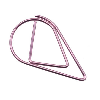 50 gab. Metāls Materiāls Piliena Saspraudes Zelts Sudraba Krāsa Kawaii Cute Grāmatzīmju Saspraudes Biroja Skolas Kancelejas preces Piliena grāmatzīme