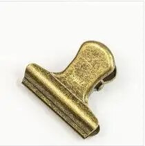 Vintage Binder Clip Memo Clip Metal Planner Clips Χρυσό Ασημί Μαύρο Χρώμα Σφιγκτήρας Διακοσμητικά Είδη Γραφείου Σχολική Χαρτικά