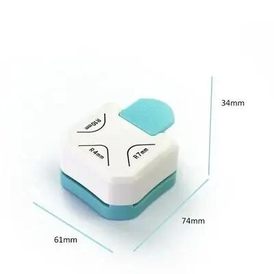 Trīs un viens filejas griezējs R4 R7 R10 Apļveida dizaina papīra perforators albums papīra karšu caurumošanas mašīna biroja iesiešanas piederumi