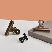 Vintage χρωματιστό μεταλλικό κλιπ χελιδονοουράς Chancery Paper Documents Organizer Metal Binder Clips Notes Letter