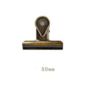 Vintage χρωματιστό μεταλλικό κλιπ χελιδονοουράς Chancery Paper Documents Organizer Metal Binder Clips Notes Letter