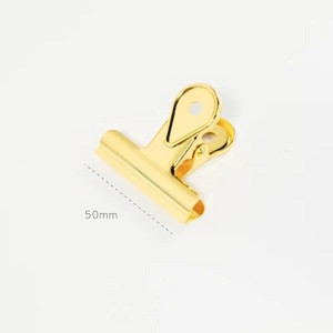 Vintage χρωματιστό μεταλλικό κλιπ χελιδονοουράς Chancery Paper Documents Organizer Metal Binder Clips Notes Letter