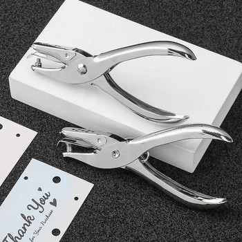 3/6mm Handold Single Hole Punch Metal Puncher Tools for Scrapbooking Earring κολιέ Κάρτες Σχολικά επιστολόχαρτα Είδη γραφείου