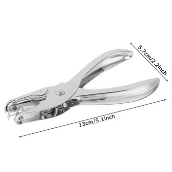 3/6mm Handold Single Hole Punch Metal Puncher Tools for Scrapbooking Earring κολιέ Κάρτες Σχολικά επιστολόχαρτα Είδη γραφείου