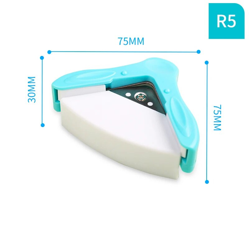 Candy Color R5 R4 R7 R10 Stūra apaļš papīra griezējs Perforators Scrapbooking Card Photo Amatniecības DIY rīki Skolas kancelejas preces