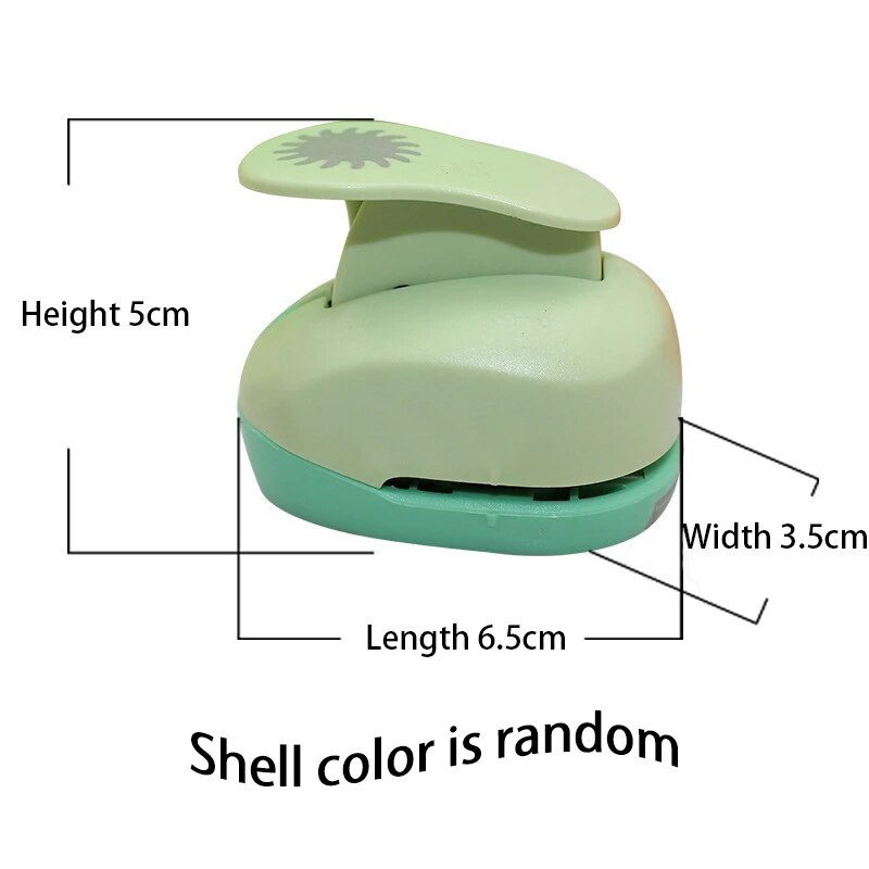 15 Mm mini albumu perforatori, ar rokām darināti griezēji, kartīšu amatniecības kalikonu drukāšana bērniem, ziedu papīrs, amatniecības perforators caurumu perforatora forma
