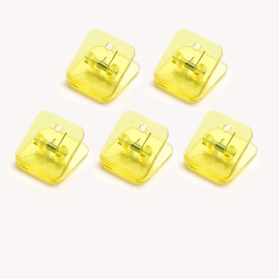 5 τεμ. Kawaii Διαφανείς συνδετήρες χαρτιού Candy Color Documents Κλιπ βιβλιοδεσίας Σημειωματάριο Σελιδοδείκτες Ευρετήριο σελίδας Δοχεία εισιτηρίων