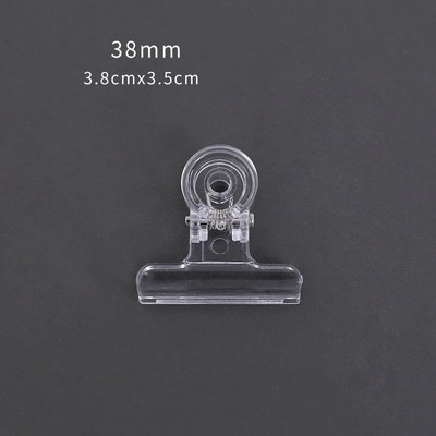 10 caurspīdīgas iesiešanas saspraudes Rēķinu saspraudes Aizzīmogojamās pārtikas maisiņu saspraudes Eņģu kancelejas preces mājas birojam.