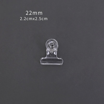 10 caurspīdīgas iesiešanas saspraudes Rēķinu saspraudes Aizzīmogojamās pārtikas maisiņu saspraudes Eņģu kancelejas preces mājas birojam.