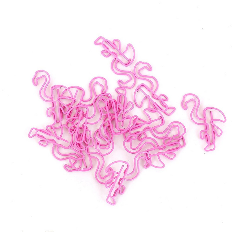 12Gb/partija Flamingo Grāmatzīmju plānotājs Saspraudes Metāla materiāls Grāmatzīmes Grāmatu Kancelejas piederumi Skolas Biroja piederumi H0368