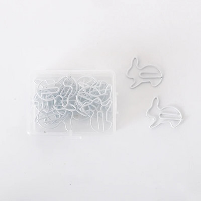 30 gab./daudz. Kawaii Clips Grāmatzīme Kancelejas preces Scrapbook Skolas stiprinājuma klipsi piederumi Biroja piederumi