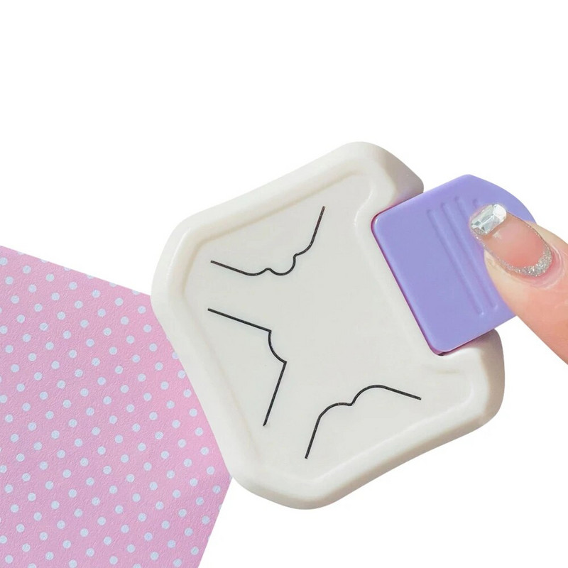 Trīs vienā stūra noapaļots perforators papīra griezējs karšu izgatavošana un izgriezumu albums fotokartēm DIY scrapbookings rīks